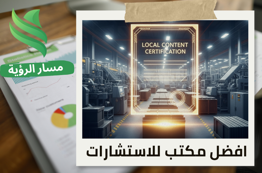 إصدار شهادة المحتوى المحلي للمصانع في حي الملقا