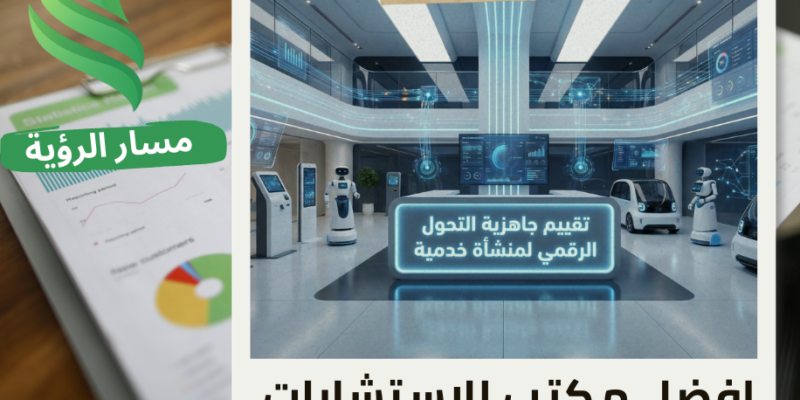 شركة تقييم جاهزية التحول الرقمي لمنشأة خدمية في حي الندى