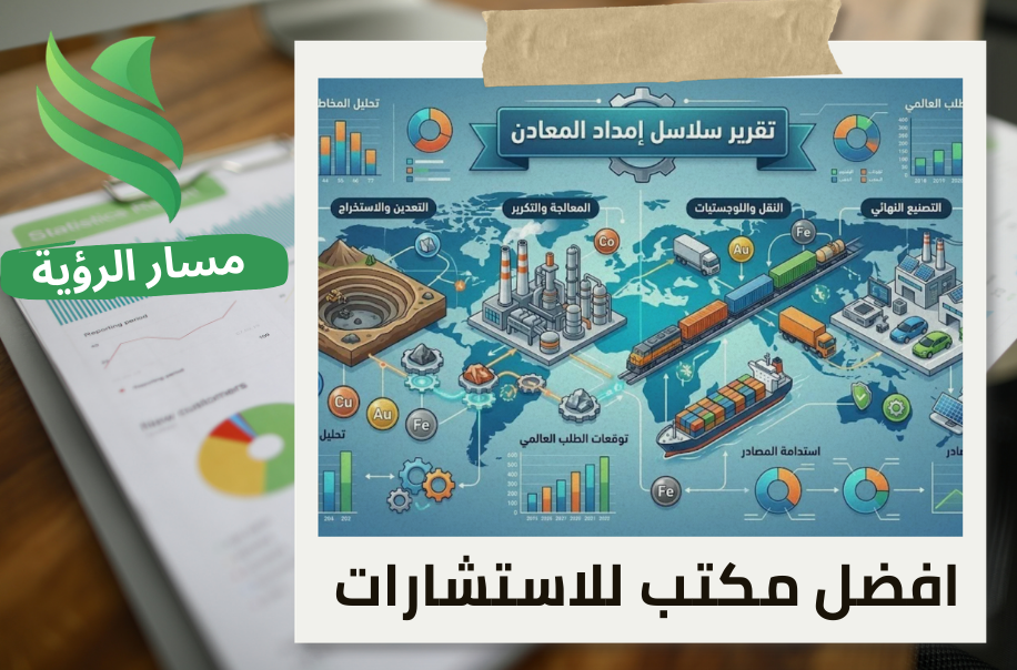 مكتب اعداد تقرير سلاسل إمداد المعادن في حي السليمانية